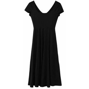 Cobalt street womens medium dress bci cotton black midi stretch side pockets